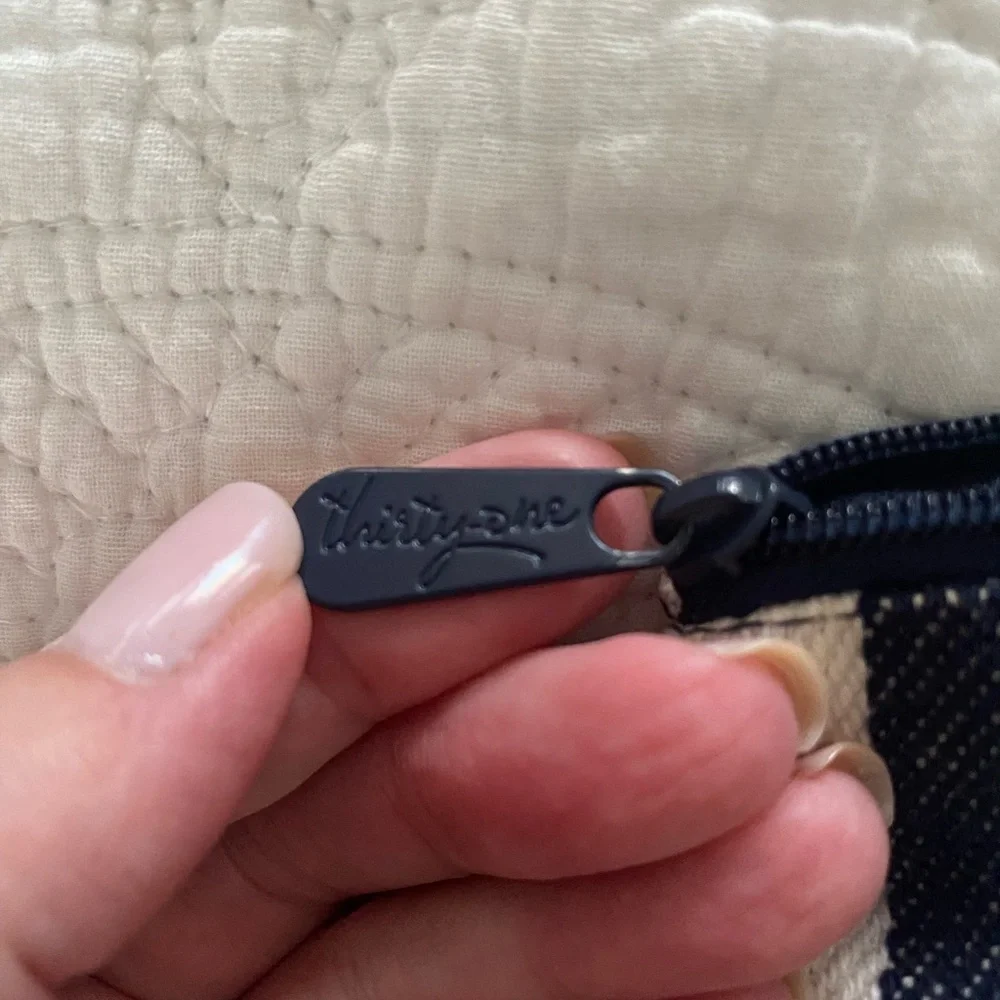 Thirty One Striped Mini Pouch - Picture 5 of 5